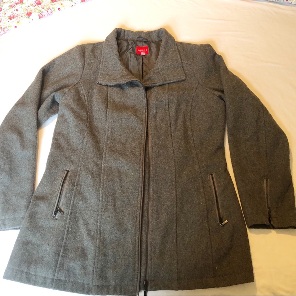 Like New Guess Apalonia Peacoat Charcoal Grey SZ XL